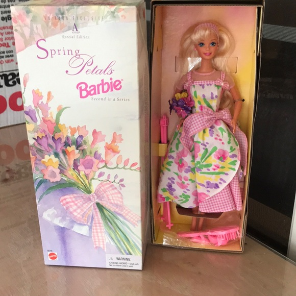 avon special edition spring petals barbie